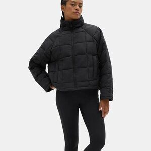 HALFDAYS NELLIE quilted packable Puffer Jacket in black Size XL NWT